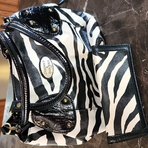 Dooney and Bourke Knockoff Zebra Tote
